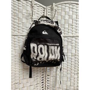 Quiksilver old school Backpack Black/white.‎